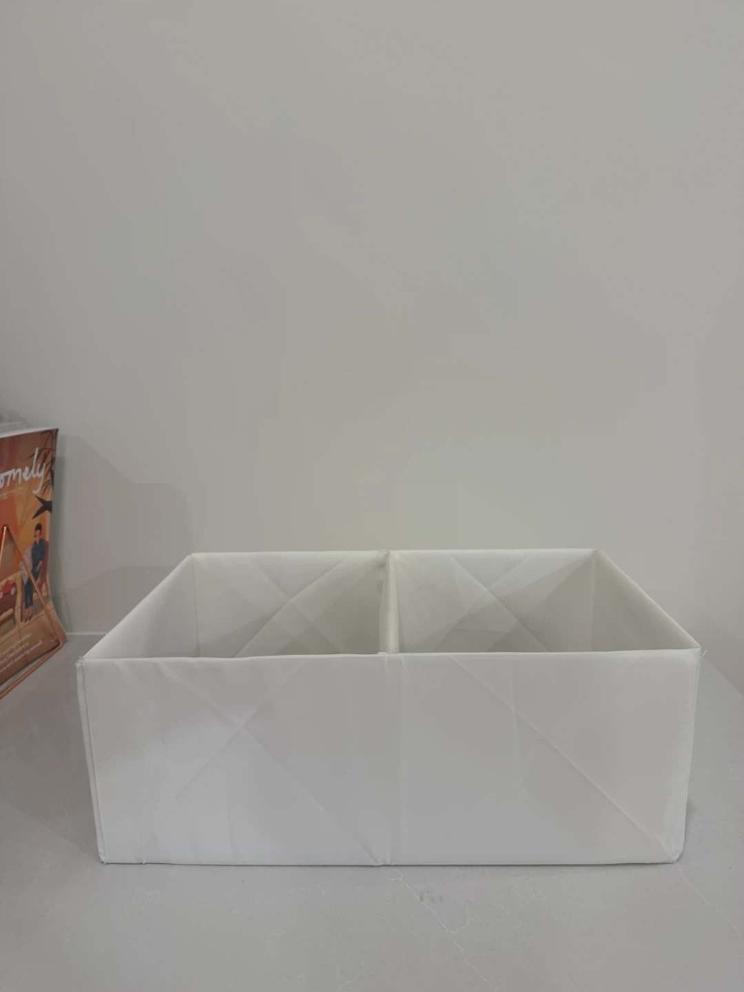 Fabric Storage Organizer Bins with Divider - photo 4