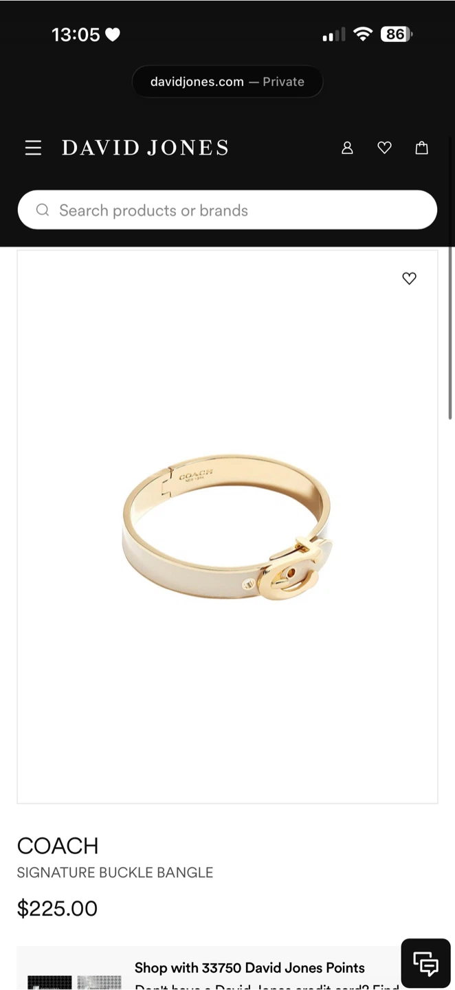 Coach Signature Buckle Bangle - photo 2