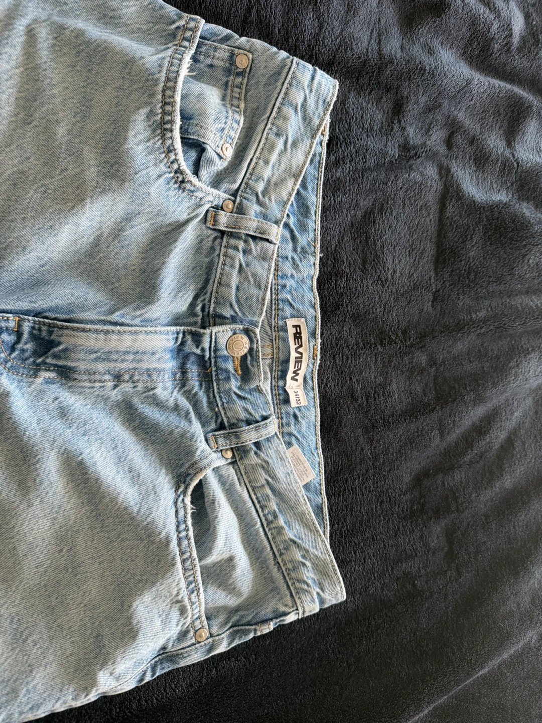 REVIEW Light Wash Wide Leg Jeans - photo 2