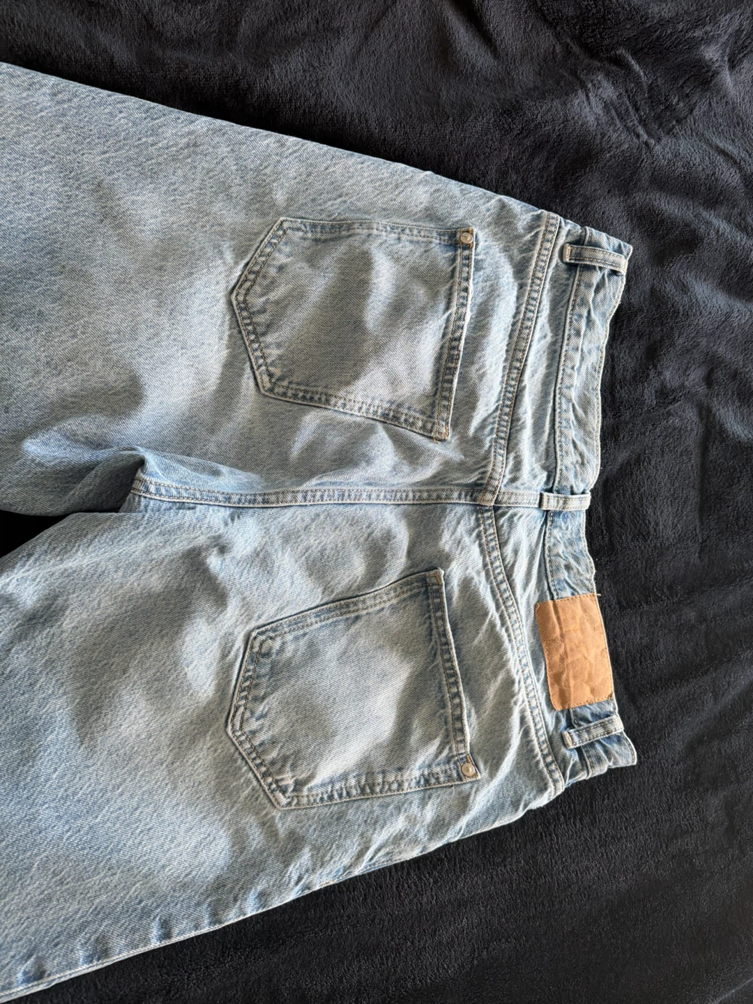 REVIEW Light Wash Wide Leg Jeans - photo 4