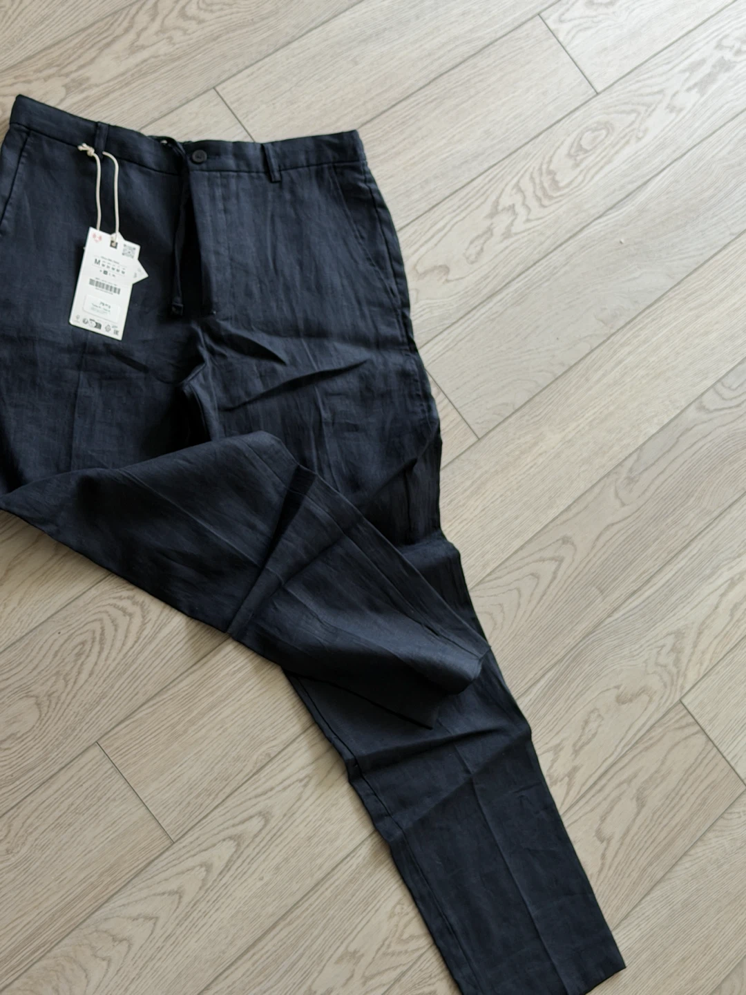 Zara 100% Linen Pants M - photo 2