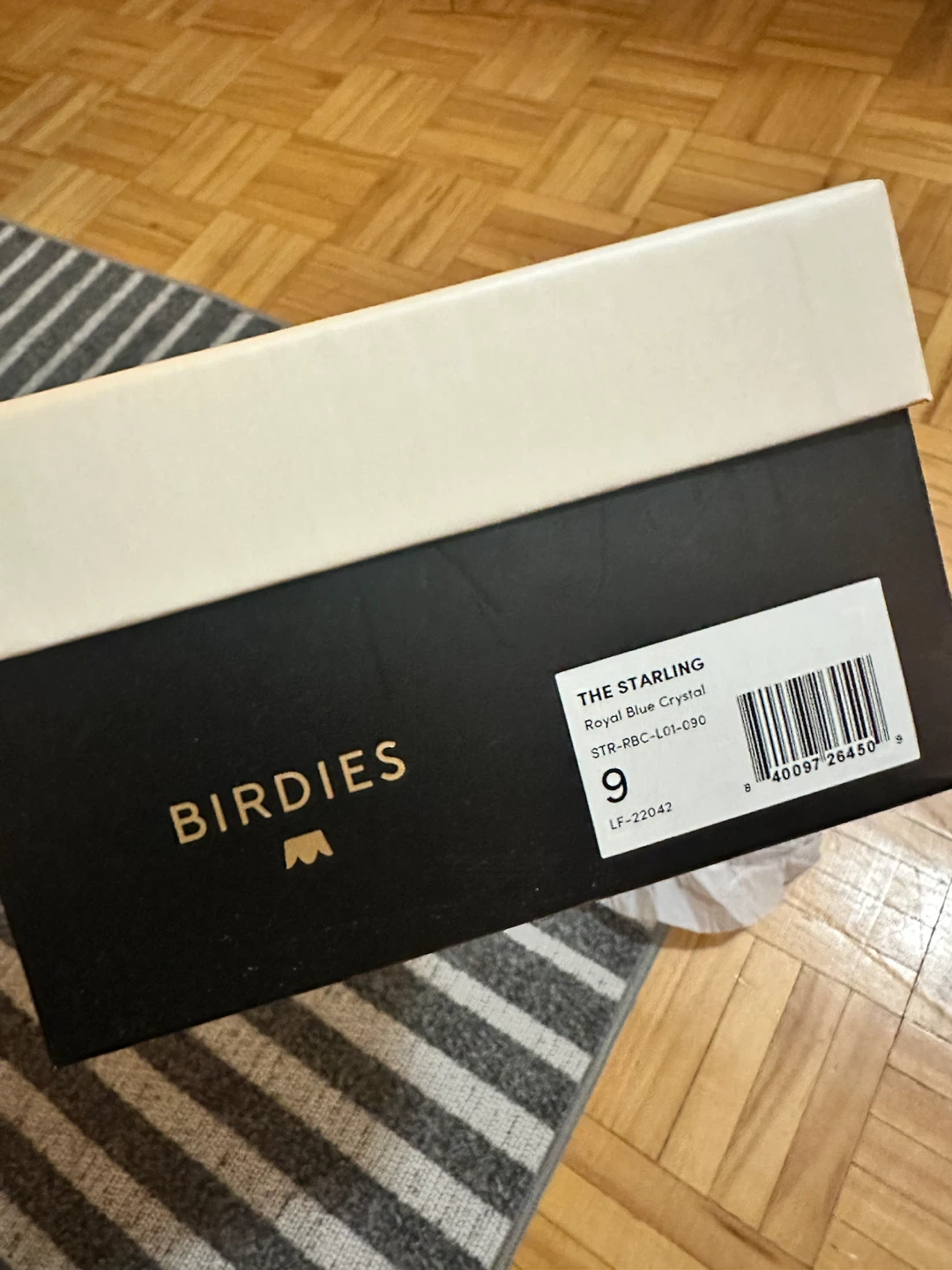 Birdies The Starling Royal Blue Crystal Loafers Size 9 - photo 5