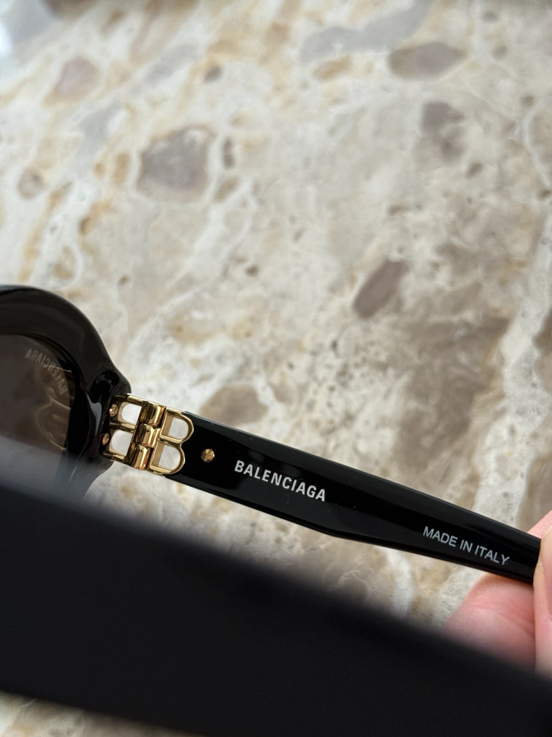 Balenciaga Black Cat-Eye Sunglasses - photo 2