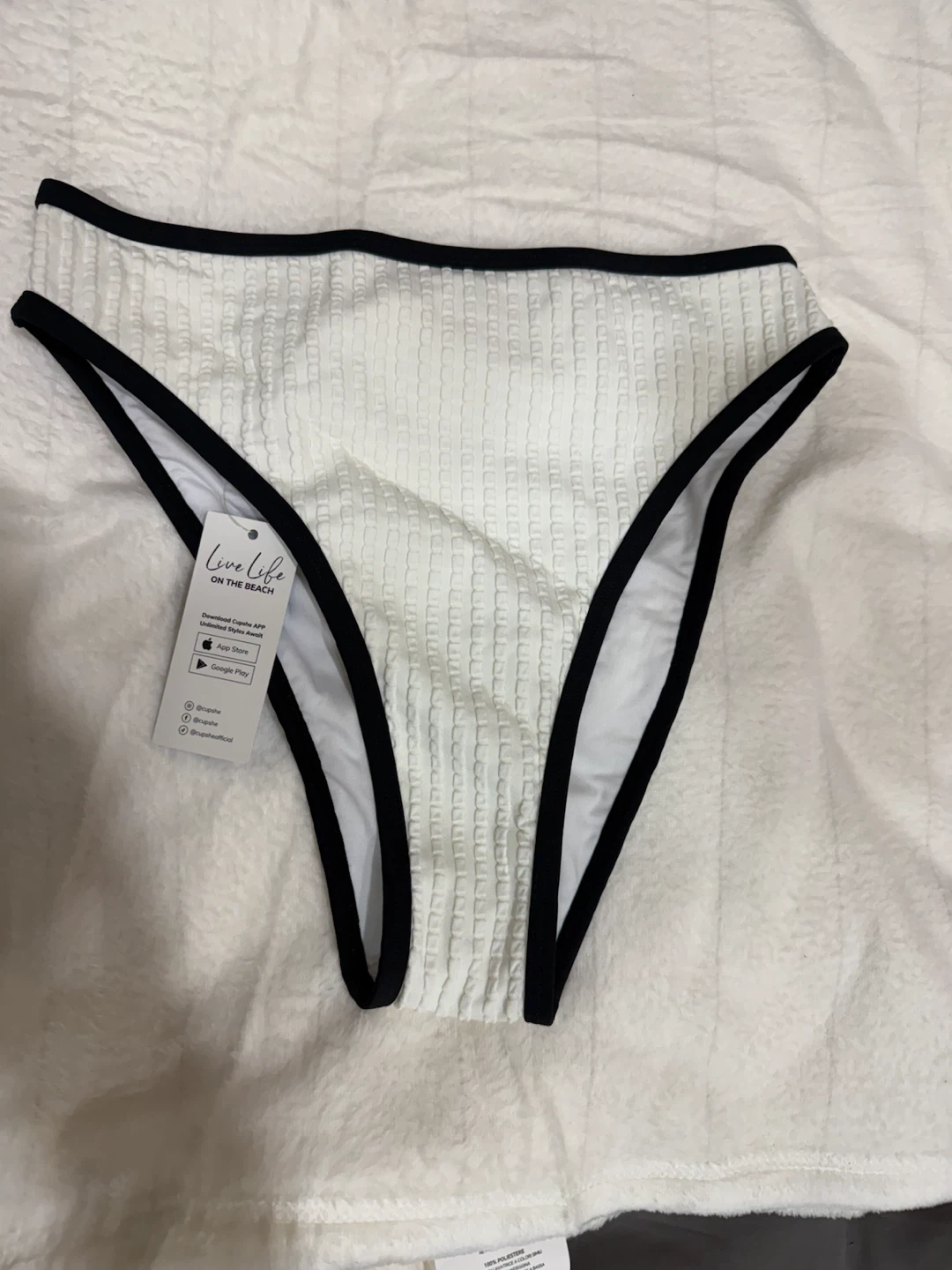 Cupshe High Waisted Bikini Bottoms Size S