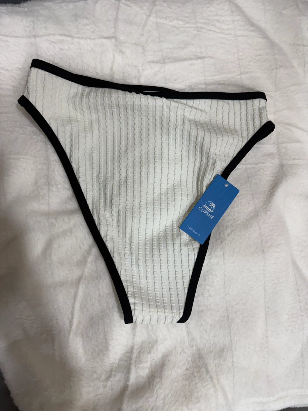 Cupshe High Waisted Bikini Bottoms Size S - photo 2