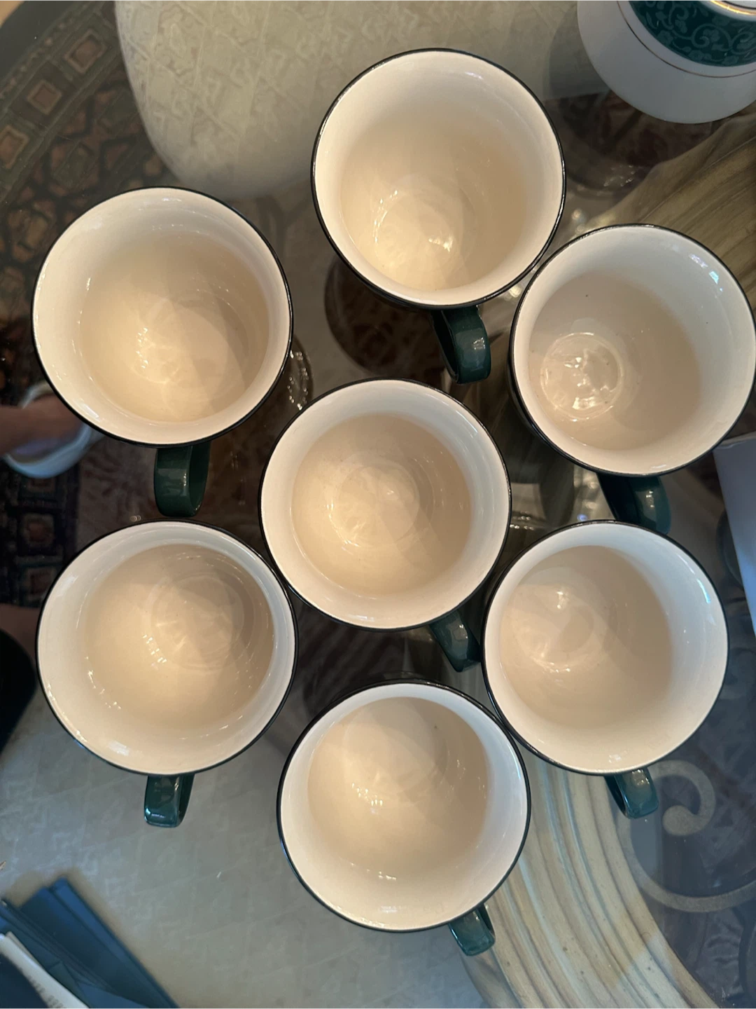 Set of 7 Dark Green mugs - photo 4