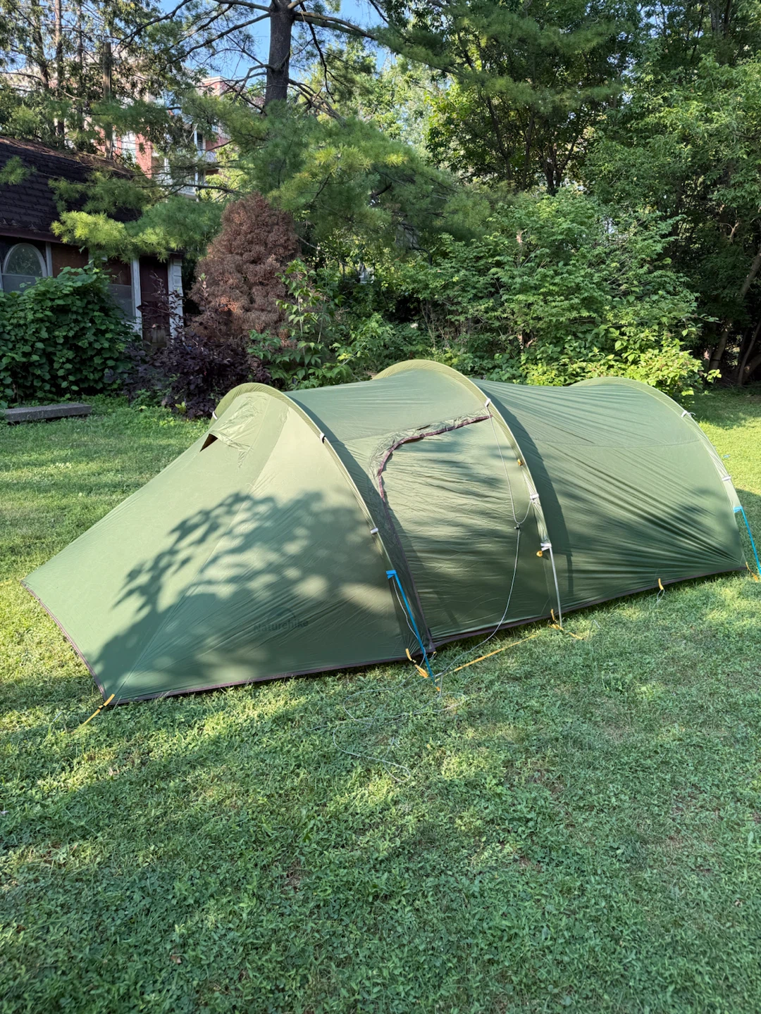 Naturehike 3-Person Tent - Green - photo 3