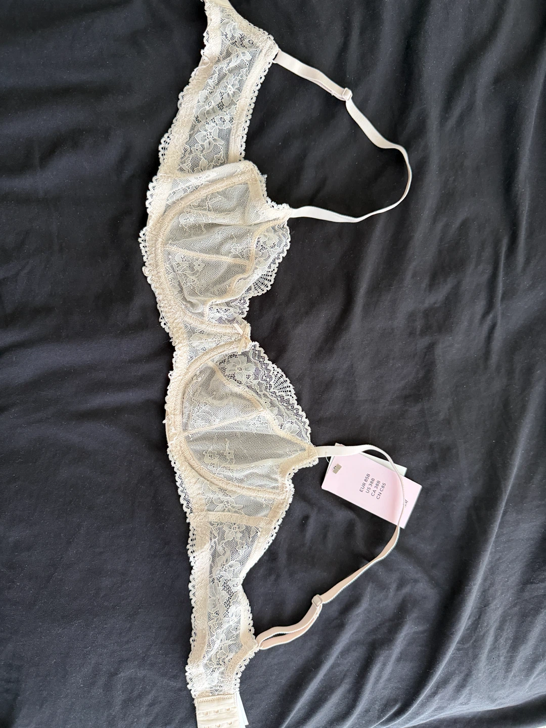 The Linen Edit Underwire Lace Bra - photo 3