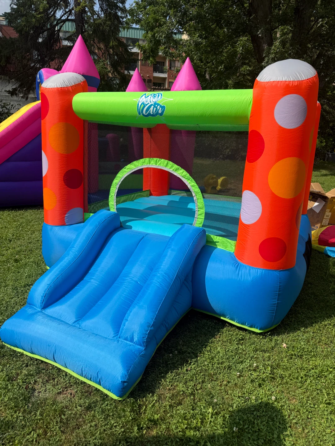 Action Air Inflatable Bounce House with Slide - photo 3