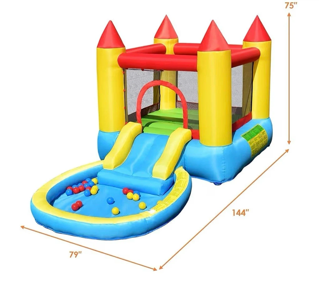 Inflatable Bounce House with Water Slide and Ball Pit - photo 2