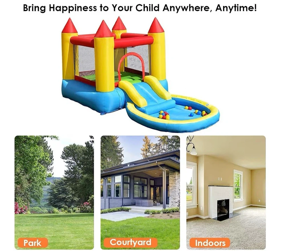 Inflatable Bounce House with Water Slide and Ball Pit - photo 3