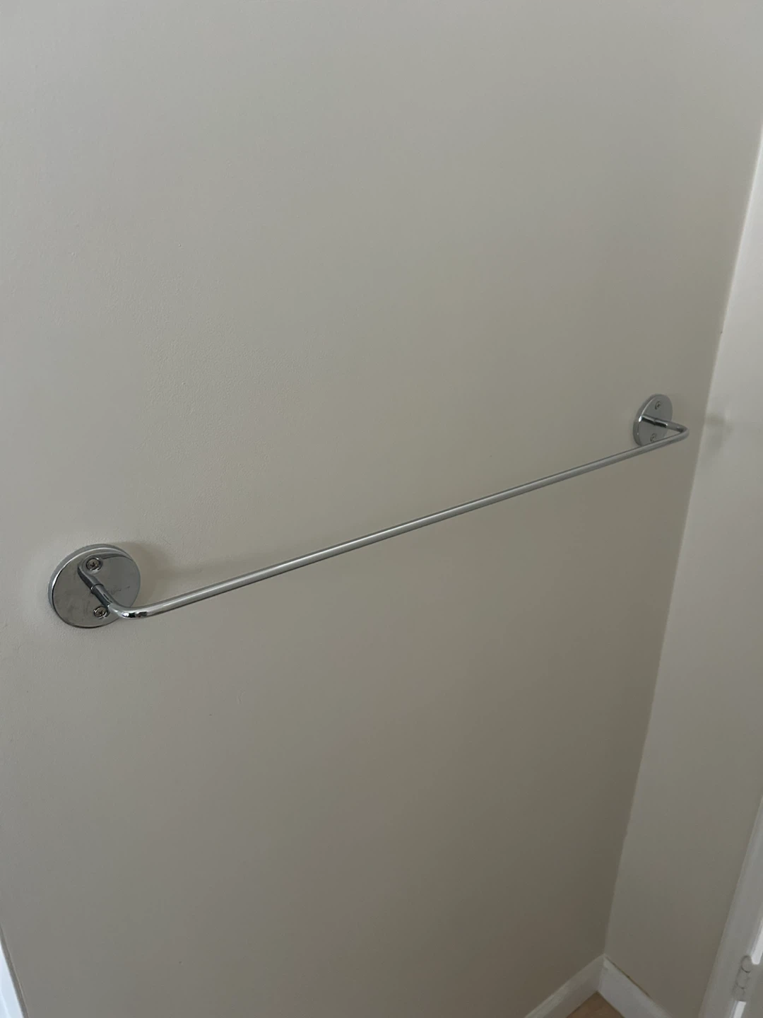 Silver Towel Bar