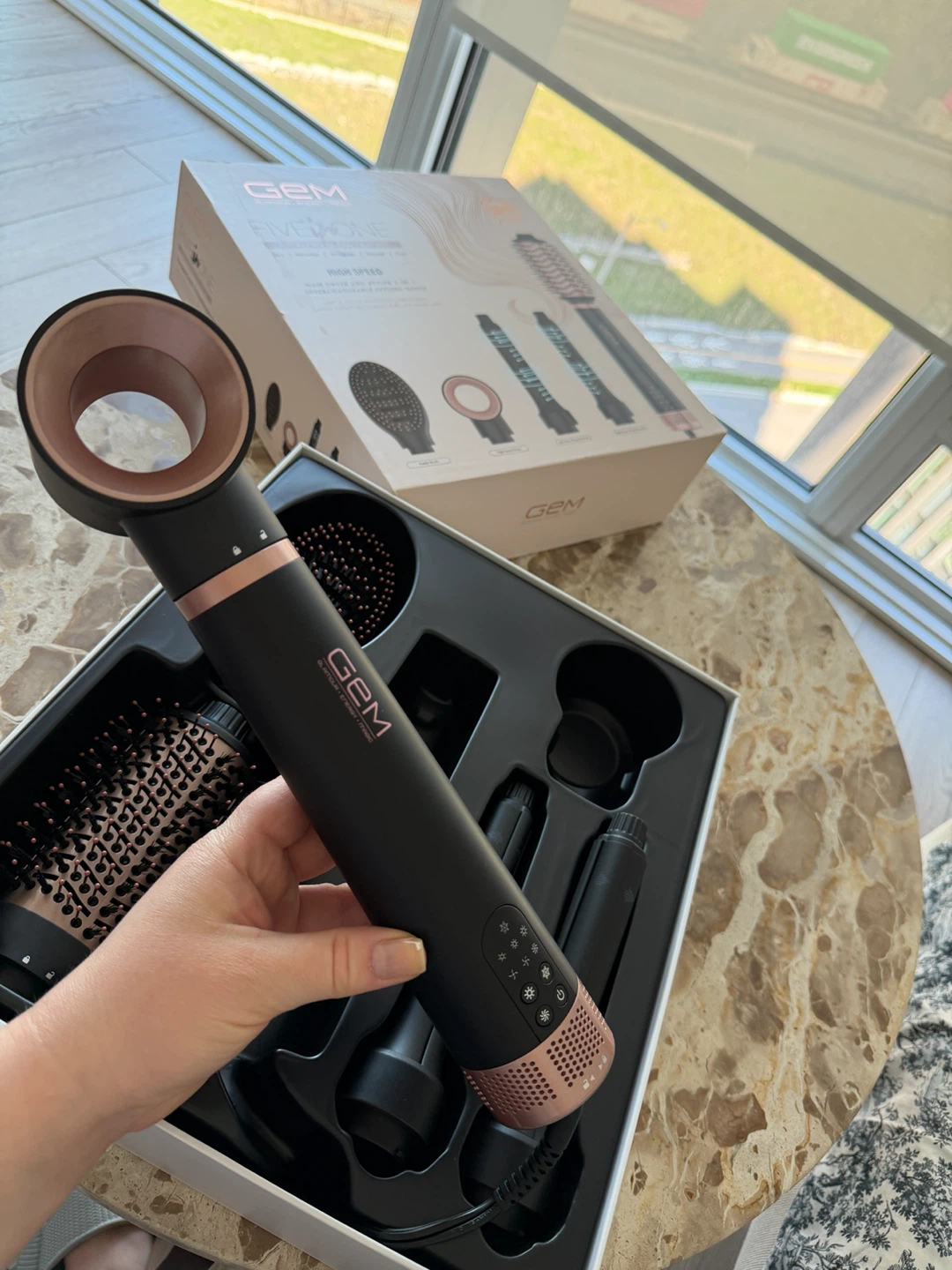 GEM Five-in-One Hair Styler & Dryer Set