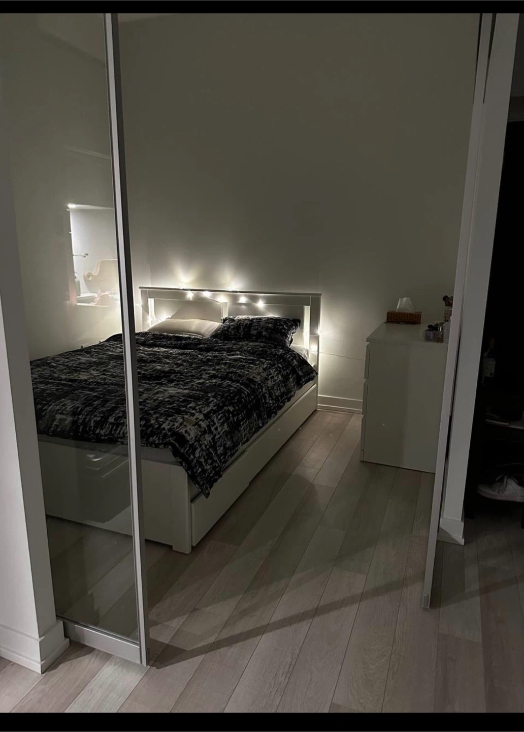 IKEA SONGESAND Queen Bed with Storage and LURÖY Slats