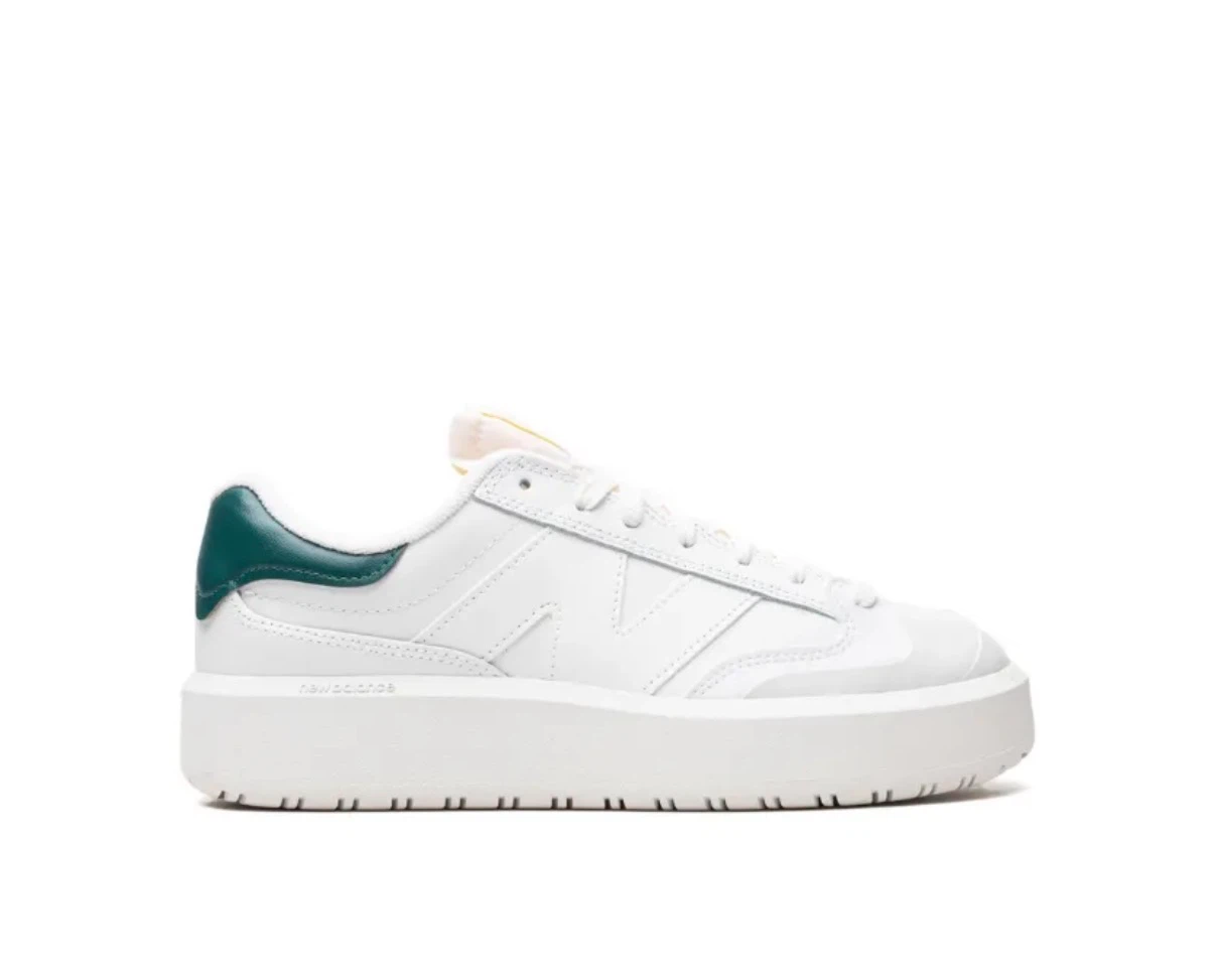 New Balance CT302LF White Green Platform Sneakers