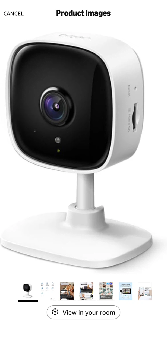 TP-Link Tapo C100 Home Security Wi-Fi Camera - photo 2