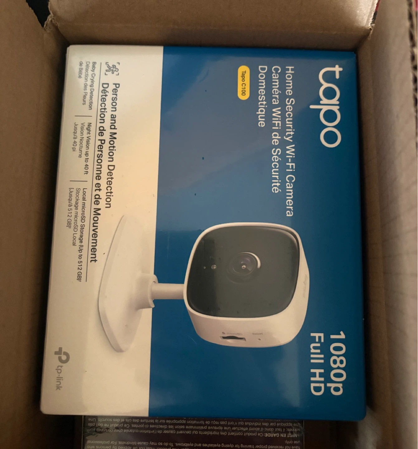 TP-Link Tapo C100 Home Security Wi-Fi Camera