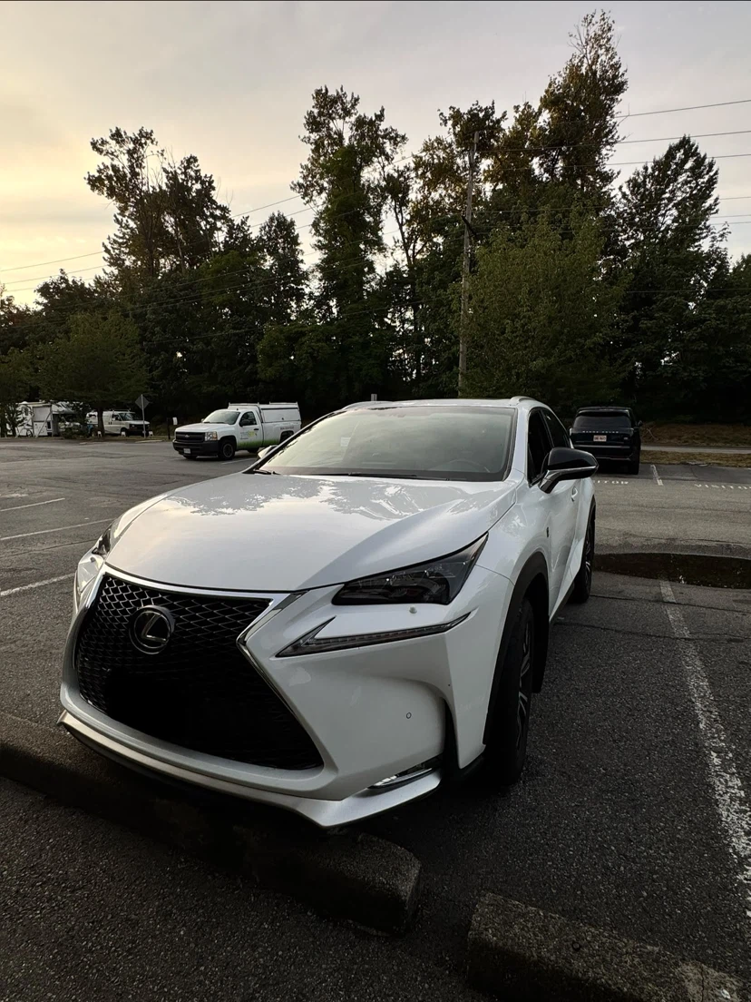 White Lexus NX 200t Sport