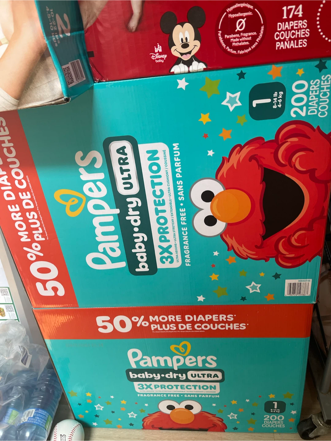 Pampers Baby-Dry Ultra Size 1 Diapers (200 ct)