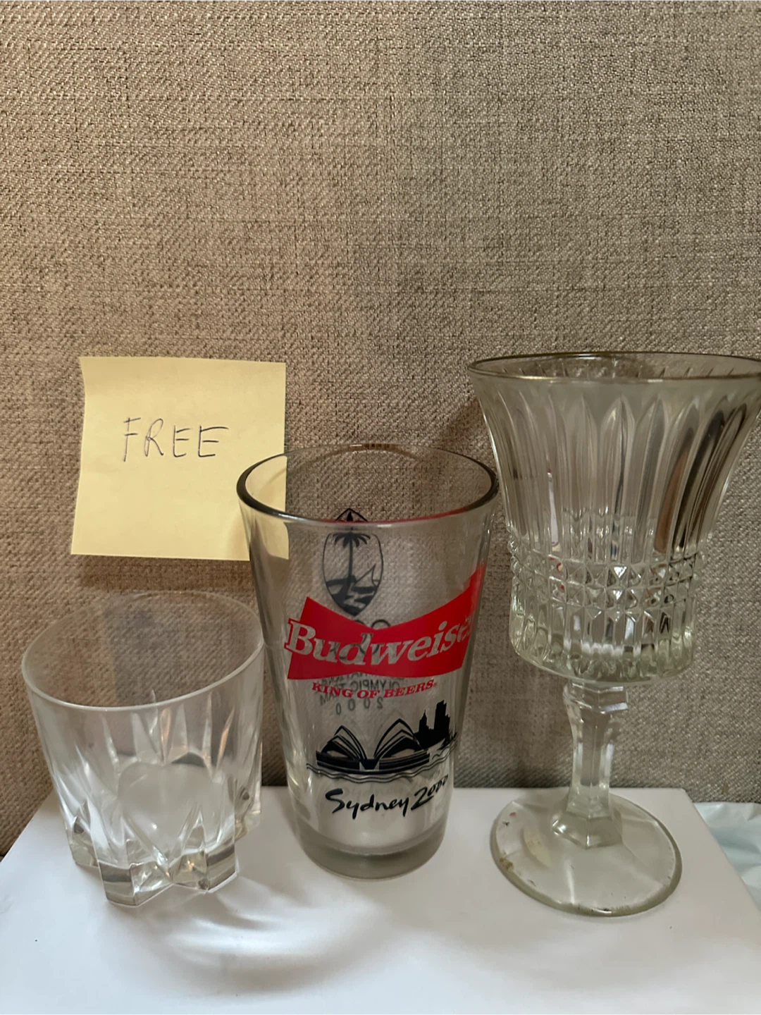 Set of 6 Floral Glass Set (new) plus Free items - photo 3