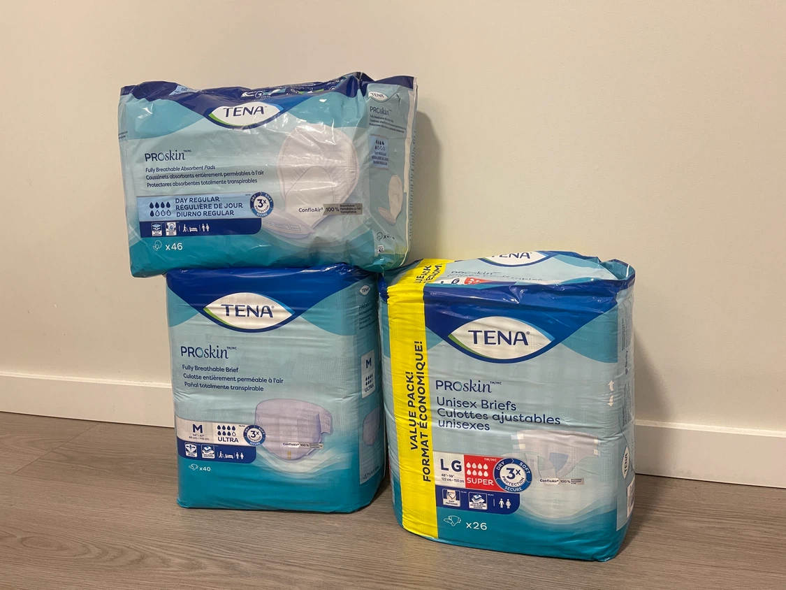 TENA ProSkin Underwear and Pads