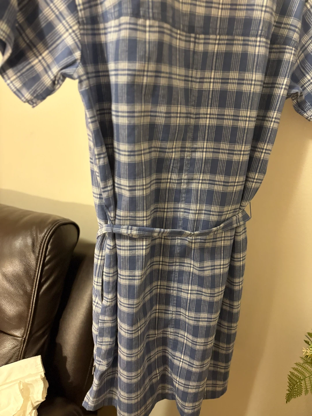 Eddie Bauer Women's Plaid Shirt Dress Size S - photo 5