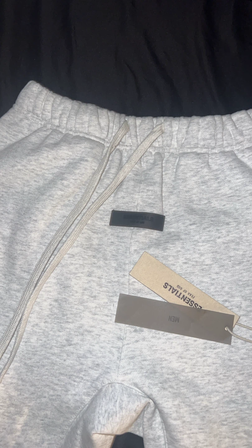 Fear of God Essentials Sweatpants White - photo 3