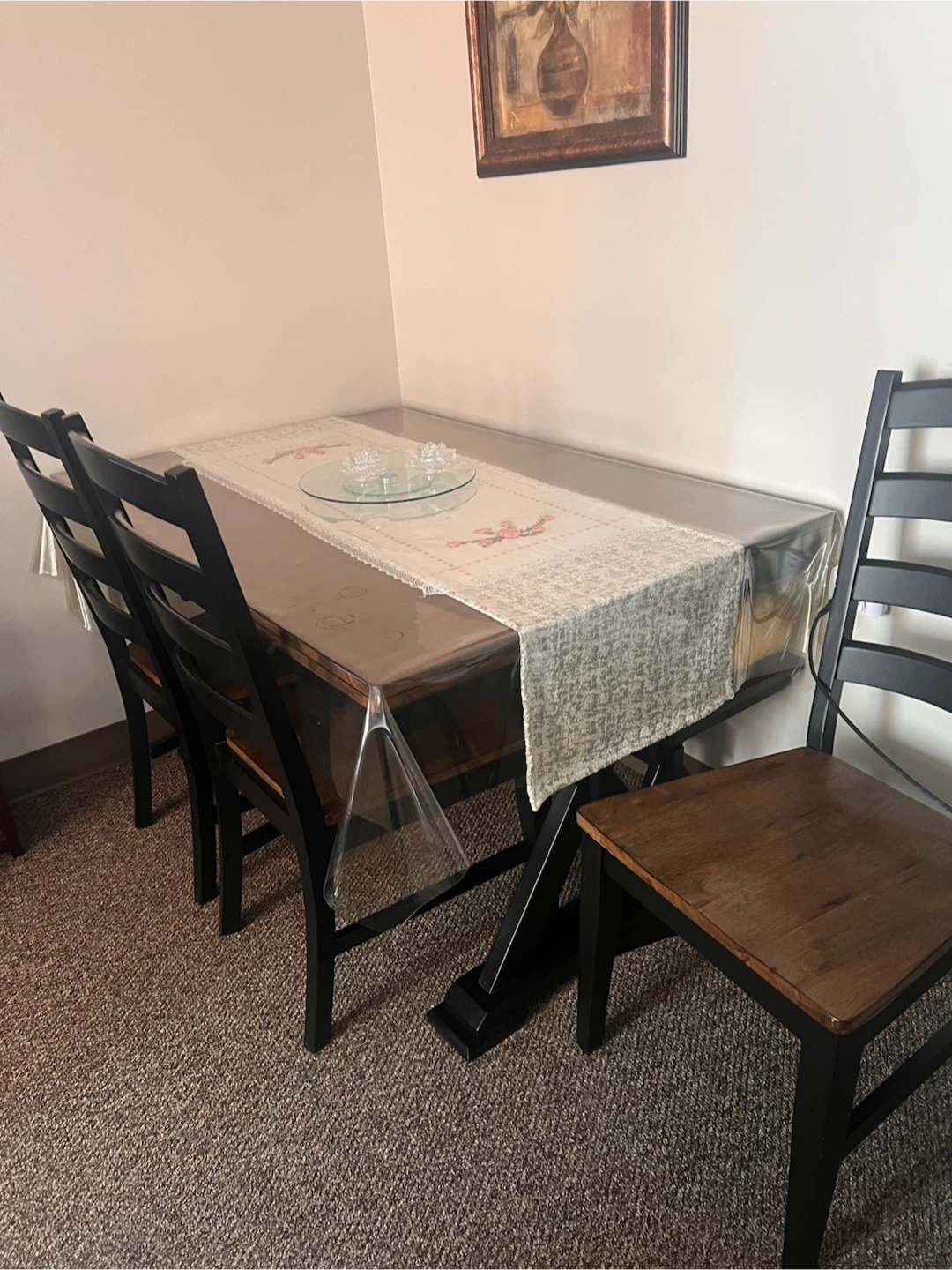 Table and chairs