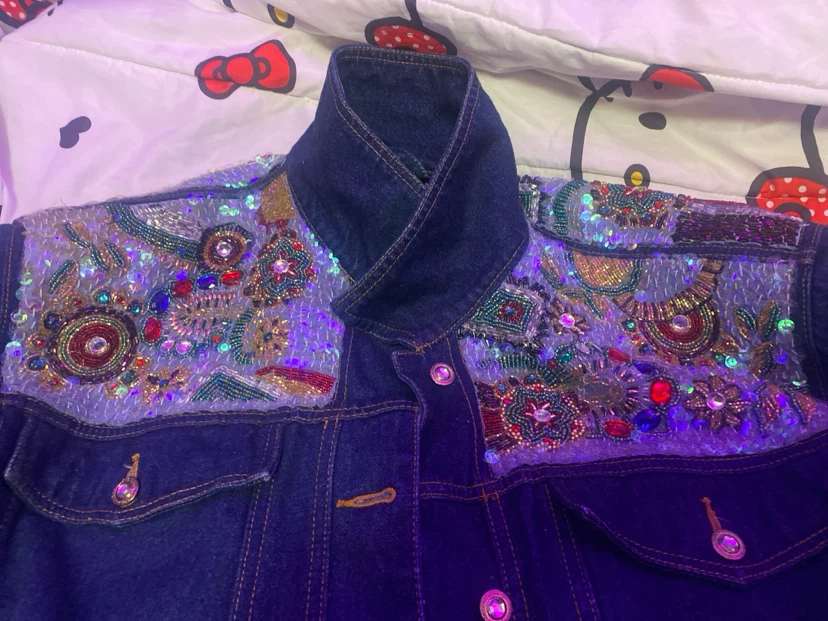 Embellished Denim Jacket - photo 4