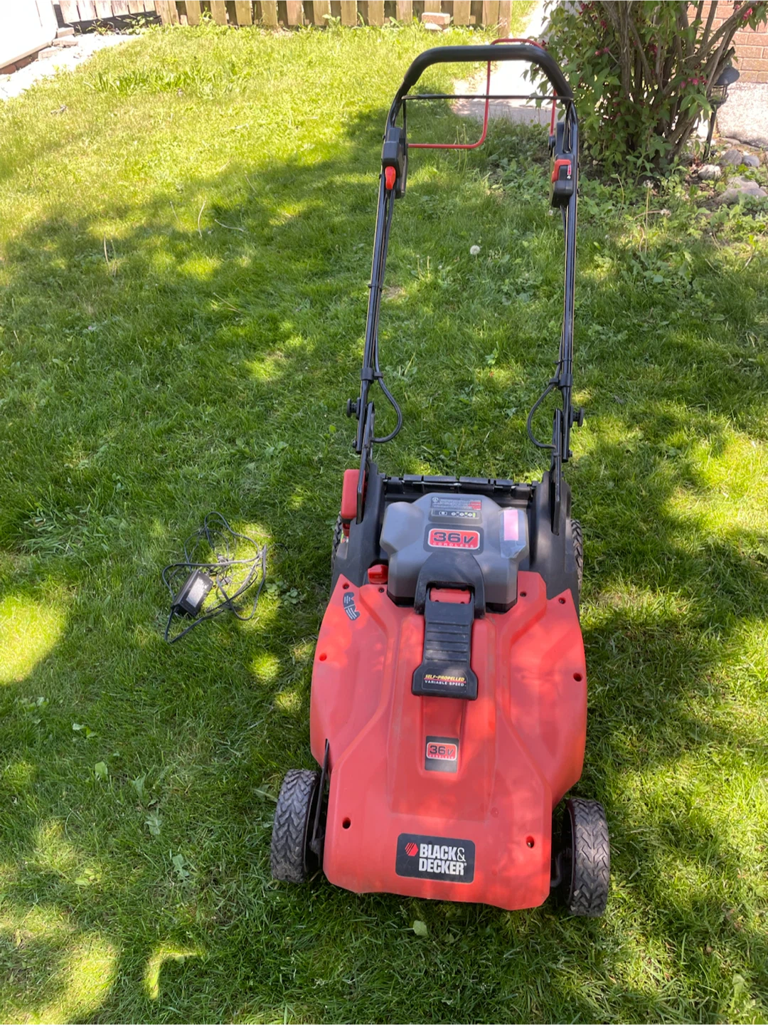 Battery lawnmower & delivery
