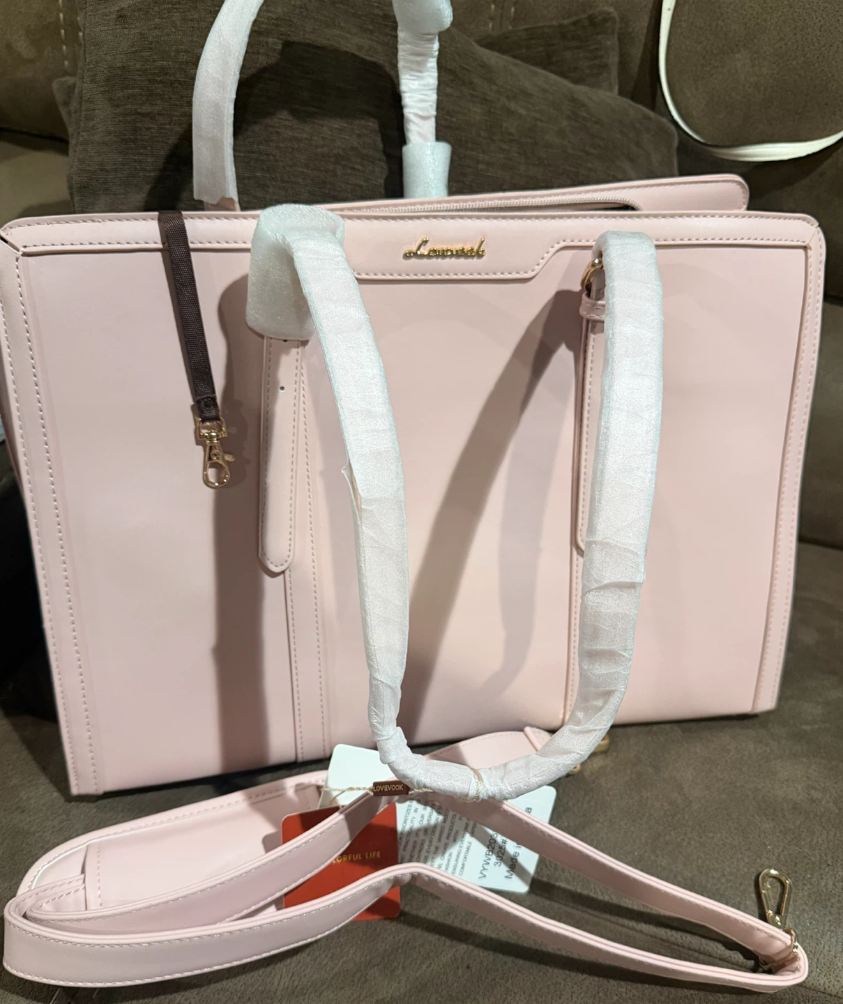 Light Pink Laptop Bag - photo 3