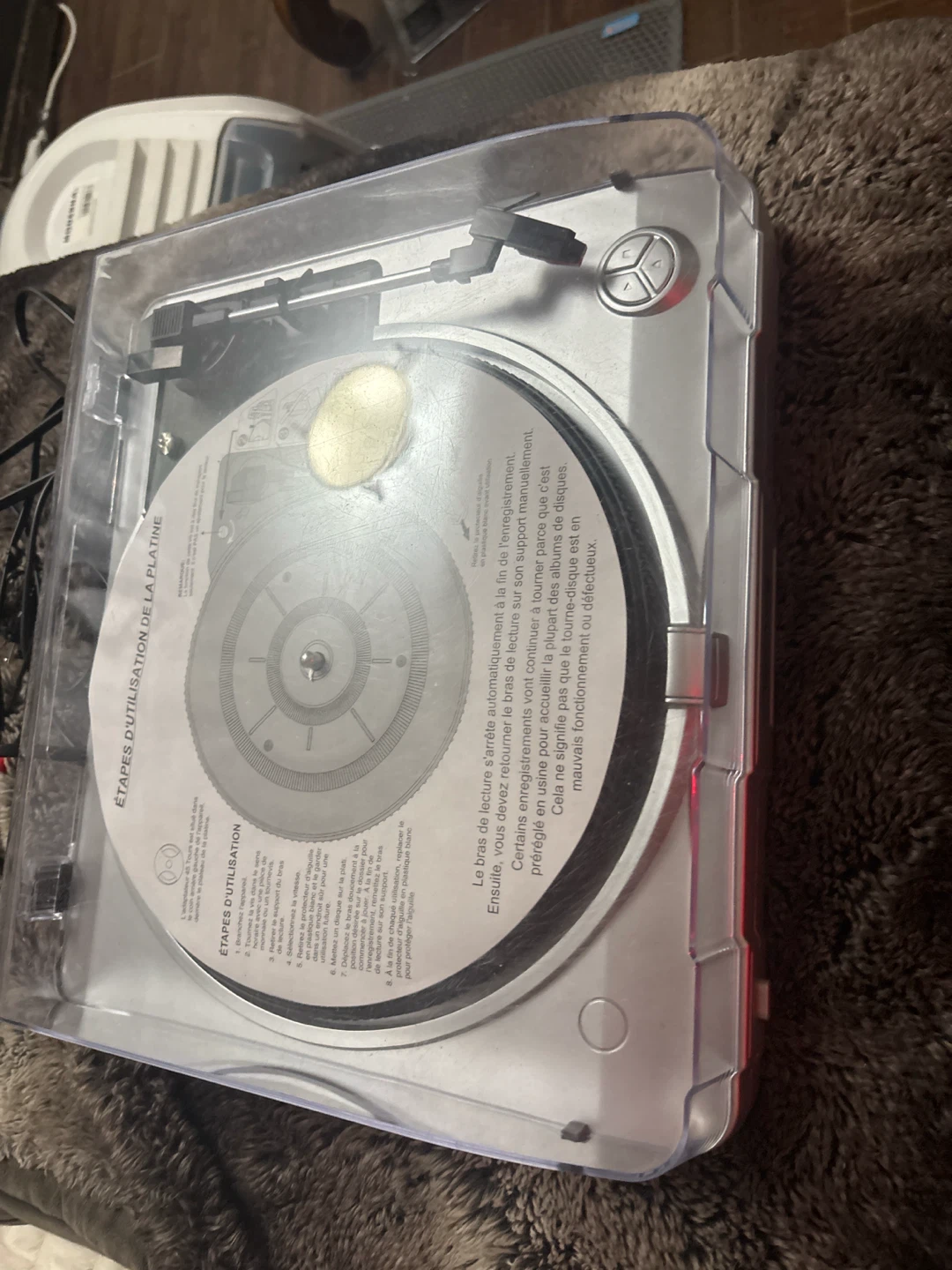 Record Player with limited edition LP