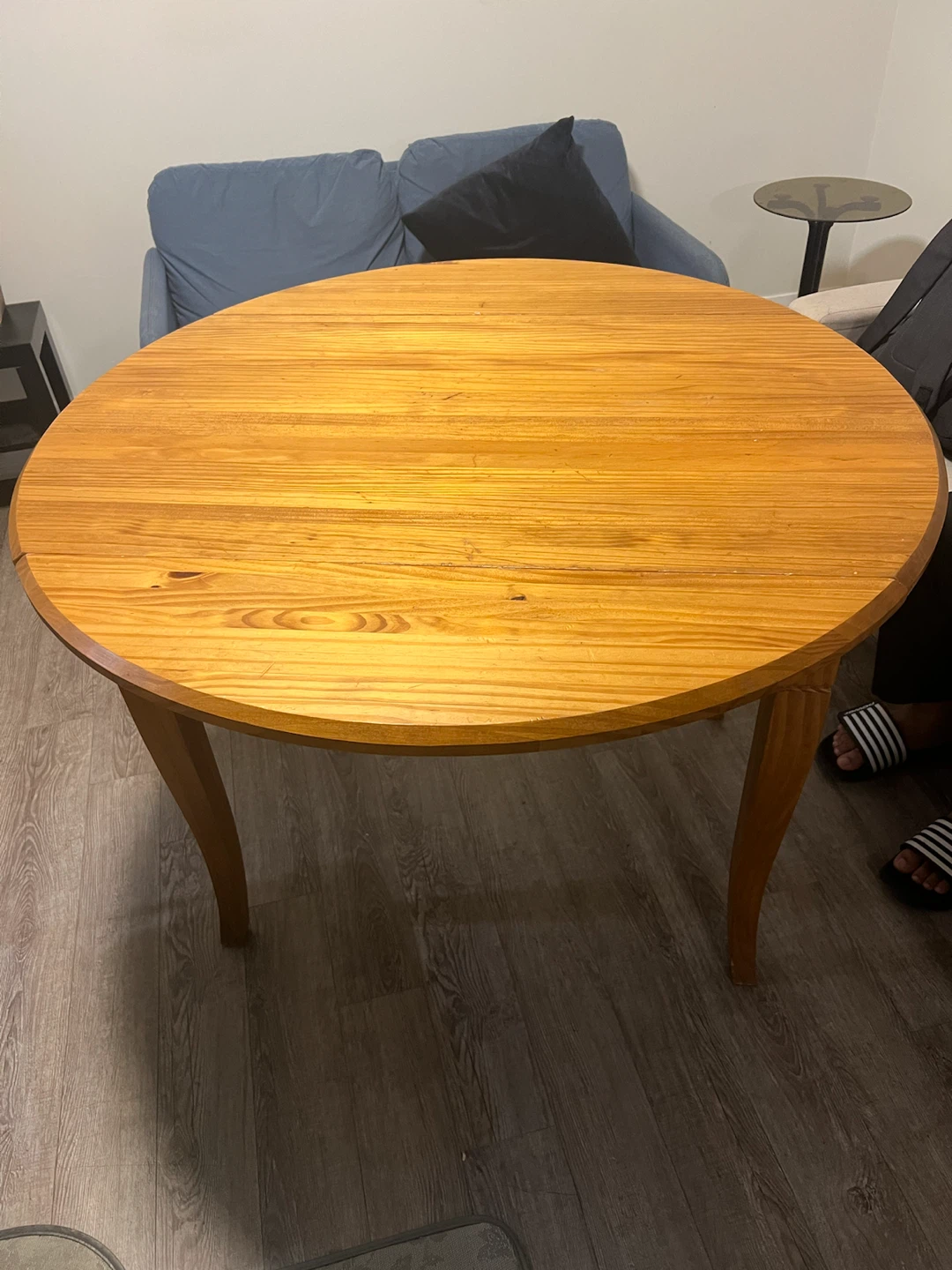 Wooden Drop-Leaf Dining Table