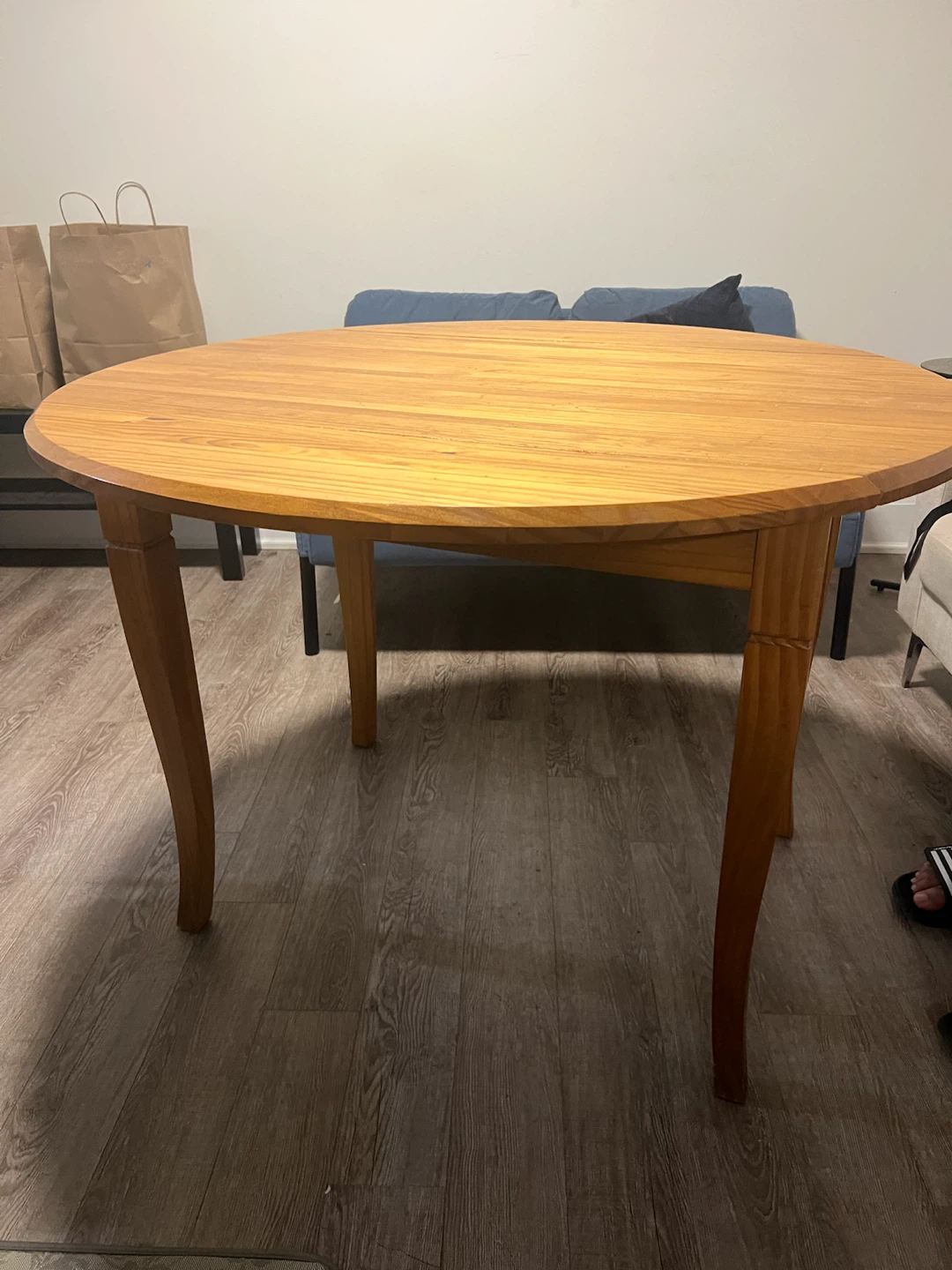 Wooden Drop-Leaf Dining Table - photo 2