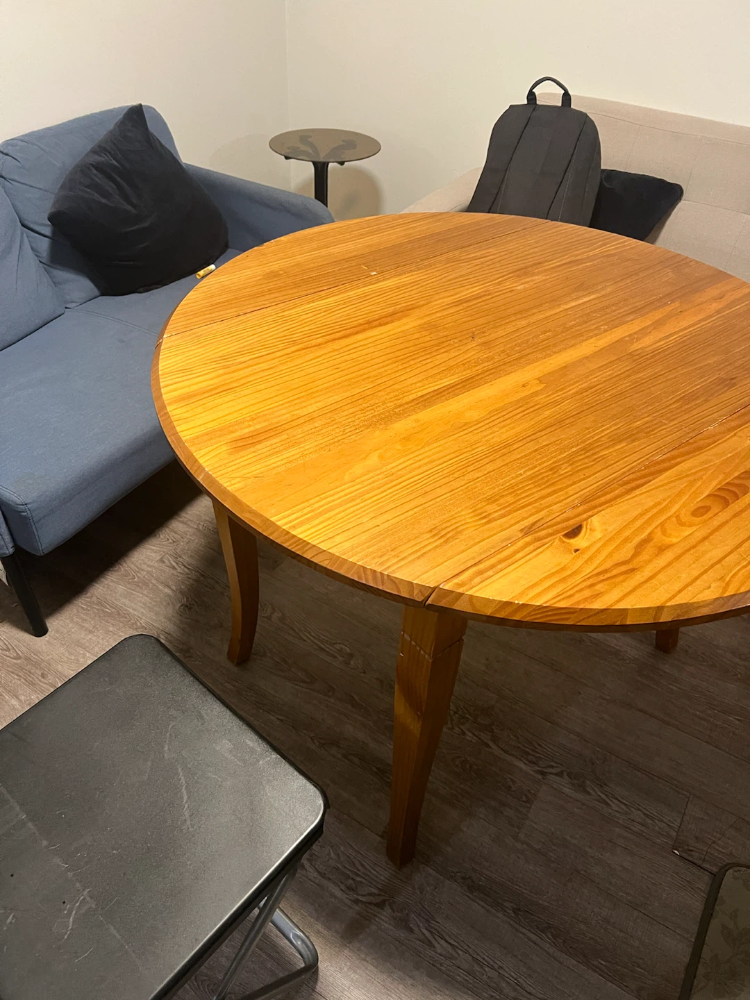 Wooden Drop-Leaf Dining Table - photo 3