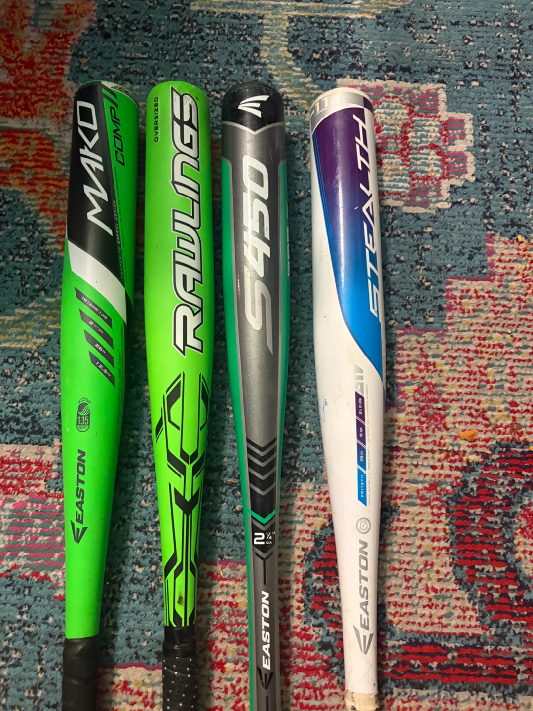 Easton Mako, Rawlings, Easton S450 & Stealth Baseball Bats - photo 2