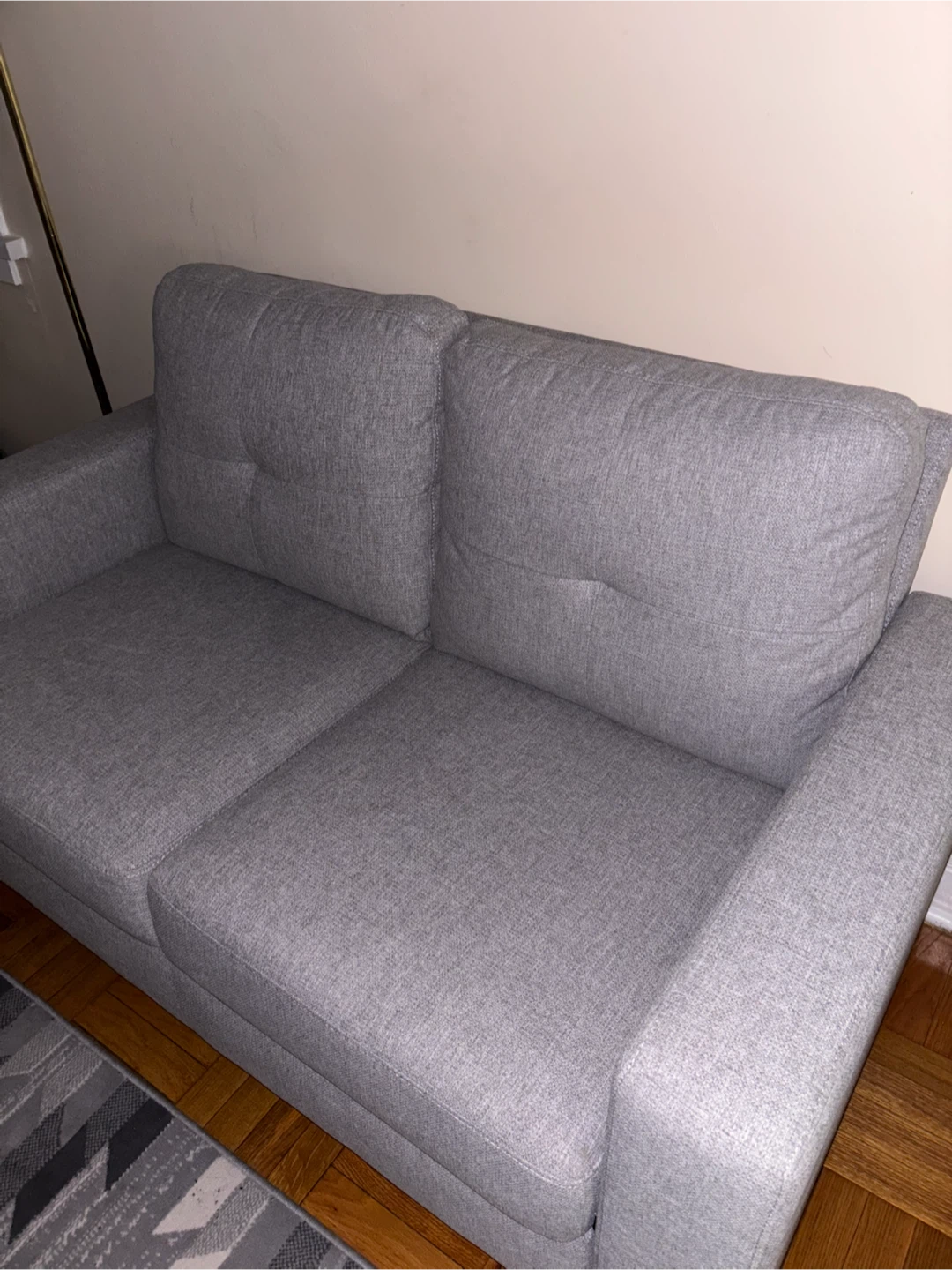 Grey Two-Seater Sofa - photo 3