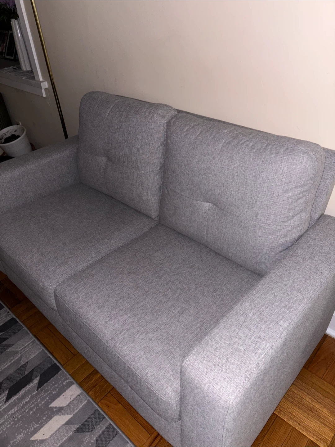 Grey Two-Seater Sofa - photo 4