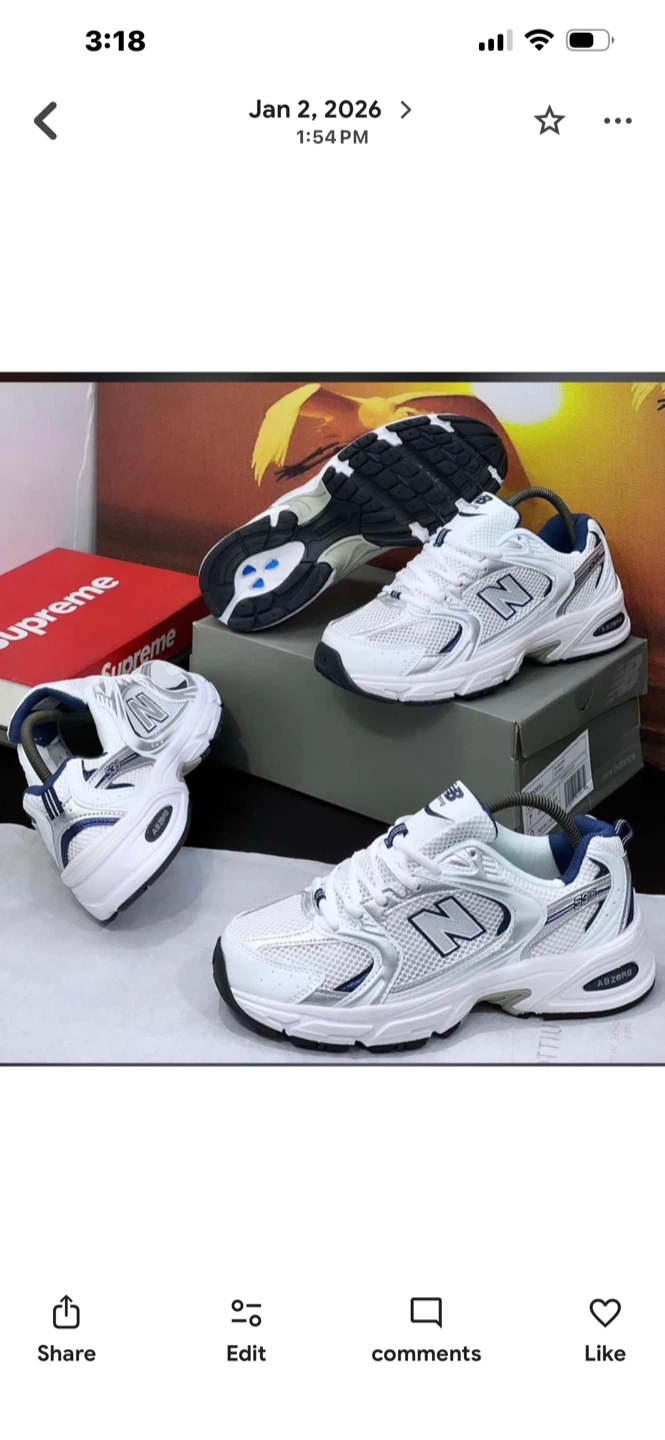 New Balance 530 White Blue