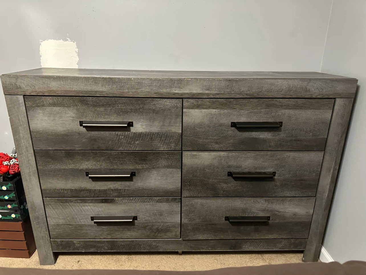 Gray 6-Drawer Dresser - photo 2