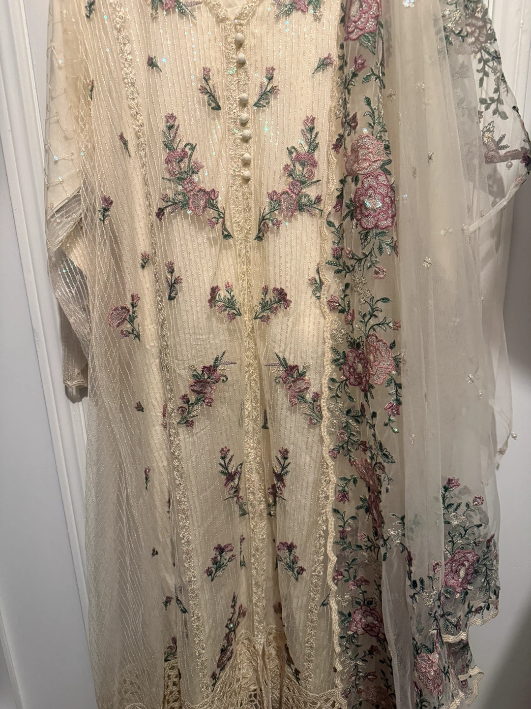 Embroidered Women's Suit with Dupatta