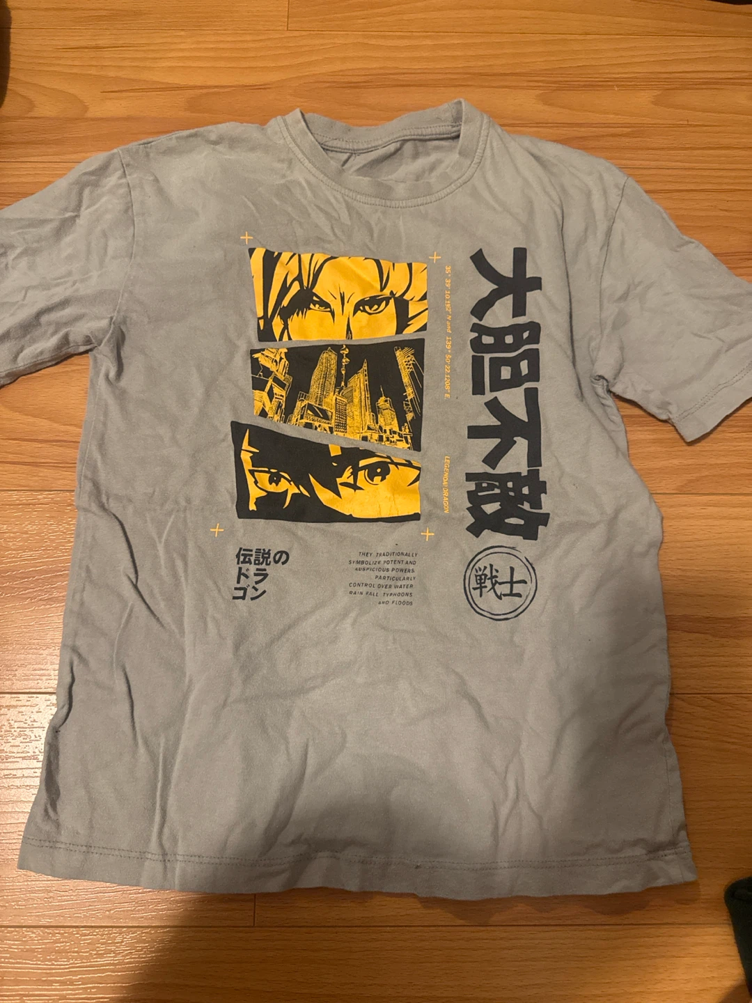 Graphic T-Shirt with Japanese Art
