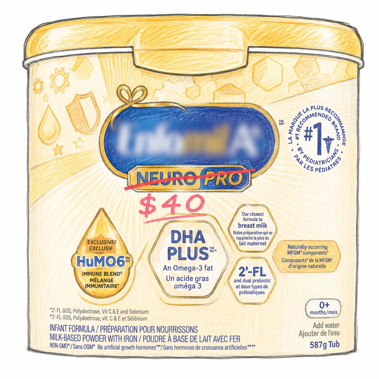 Enfamil Neuro Pro Infant Formula 587g Tub
