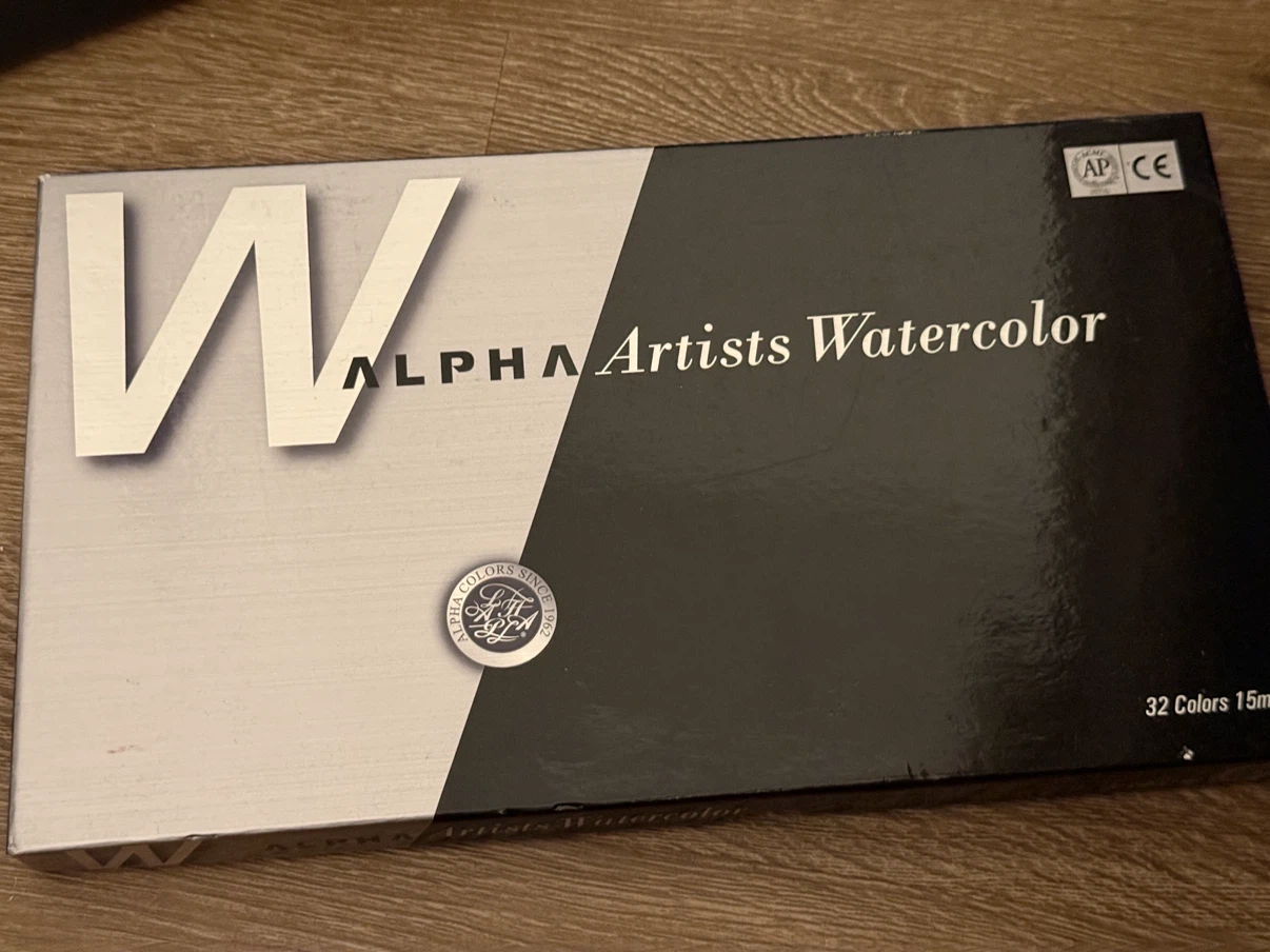 Alpha Artists Watercolor Paint Set - 32 Colors
