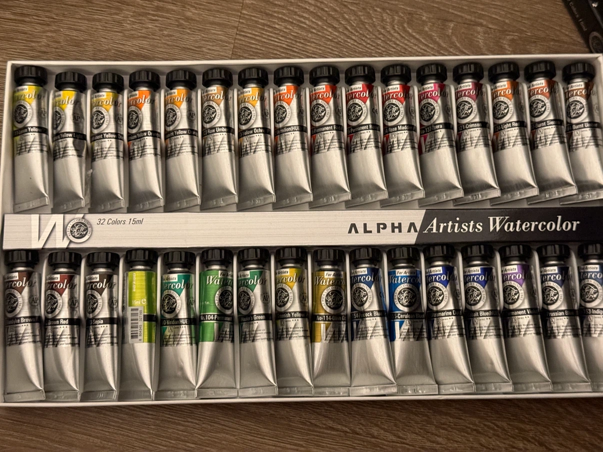 Alpha Artists Watercolor Paint Set - 32 Colors - photo 2
