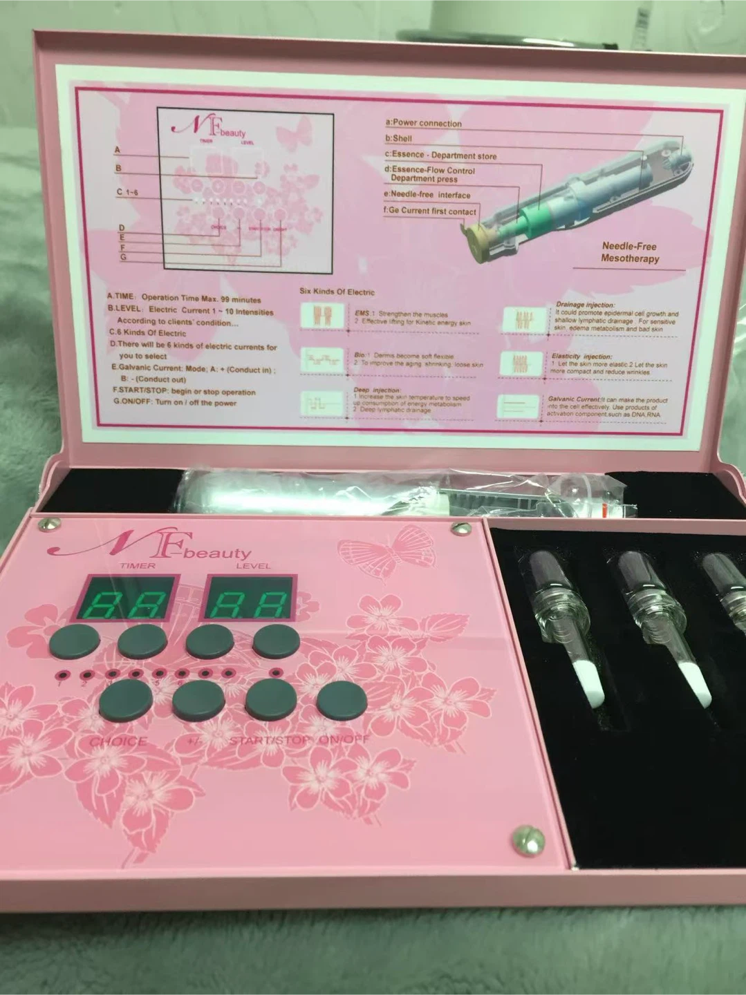 ME Beauty Needle-Free Mesotherapy Machine