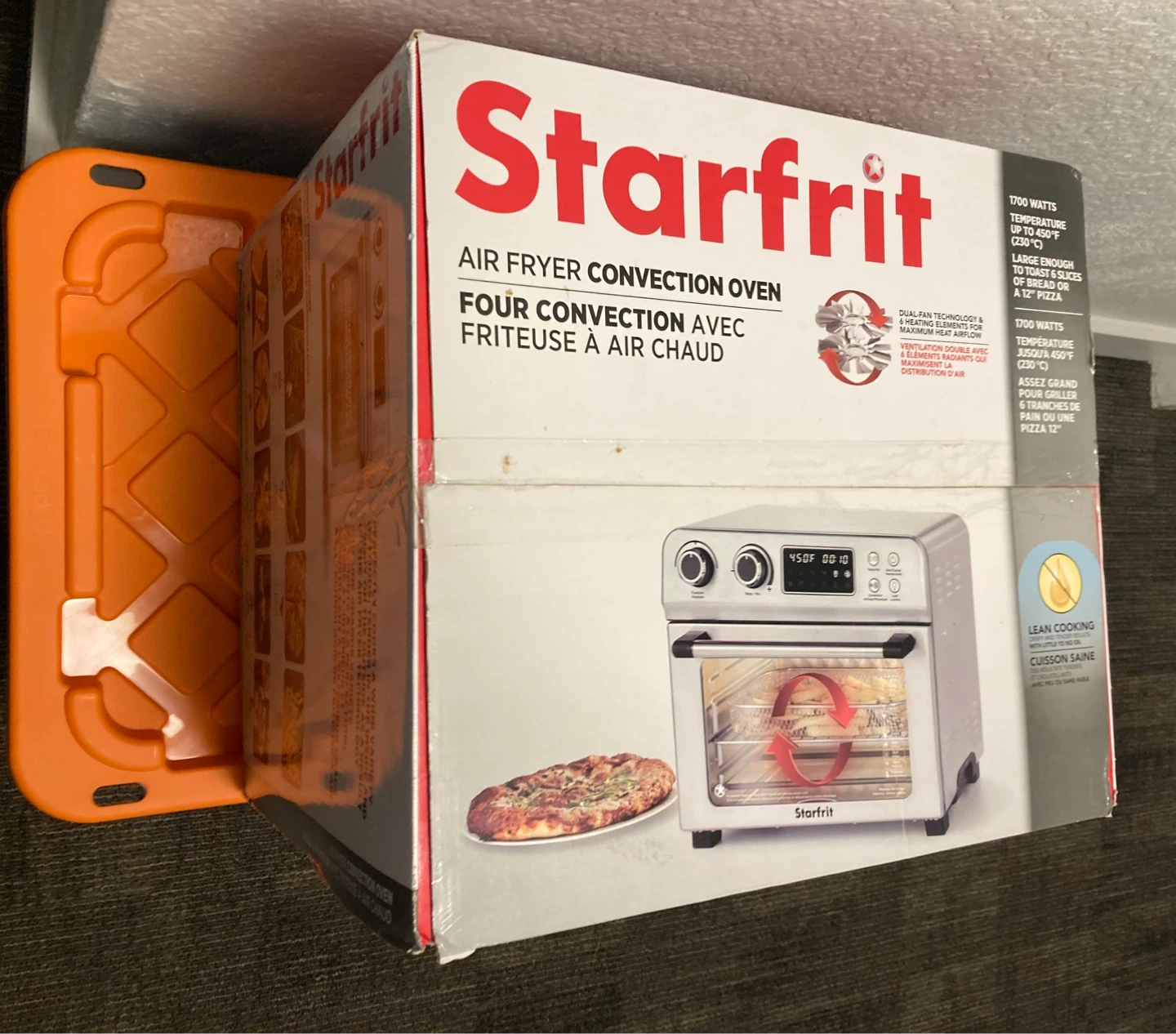 BRAND NEW Starfrit Air Fryer 1700W, 23L, stainless