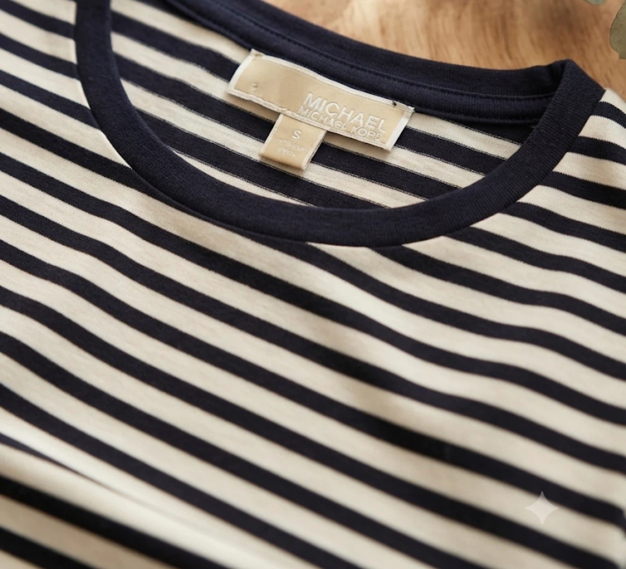 Michael Kors Navy & White Striped Long-Sleeve Top - photo 3