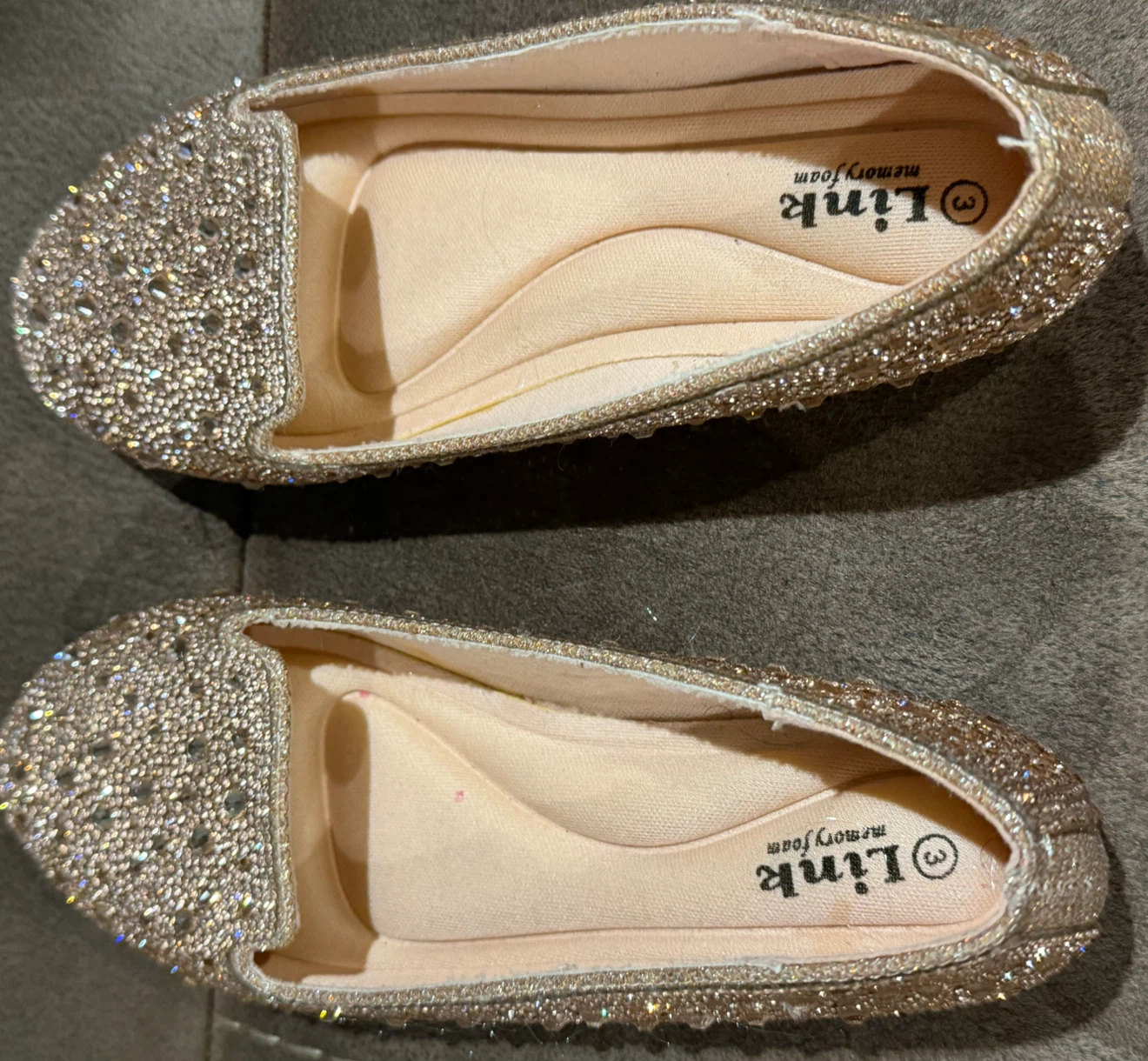Link Memory Foam Ballerina Flats Size 3 - photo 2