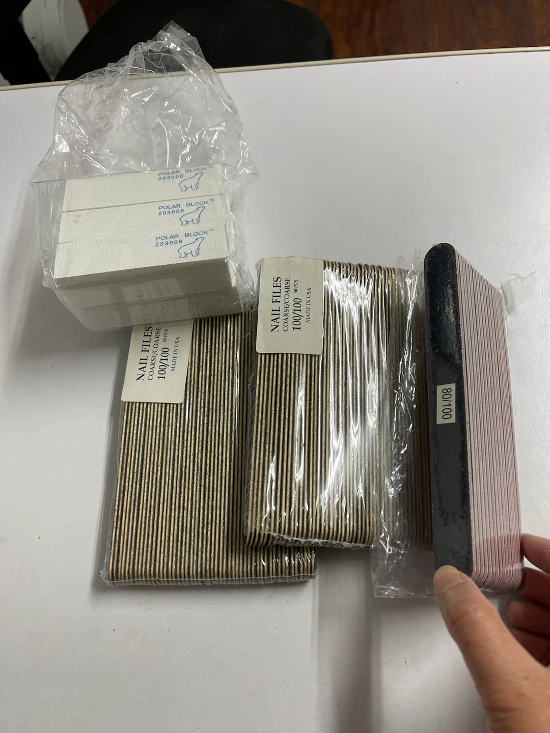$10 for all Nail Files and Buffers - Polar Block & Coarse Grits